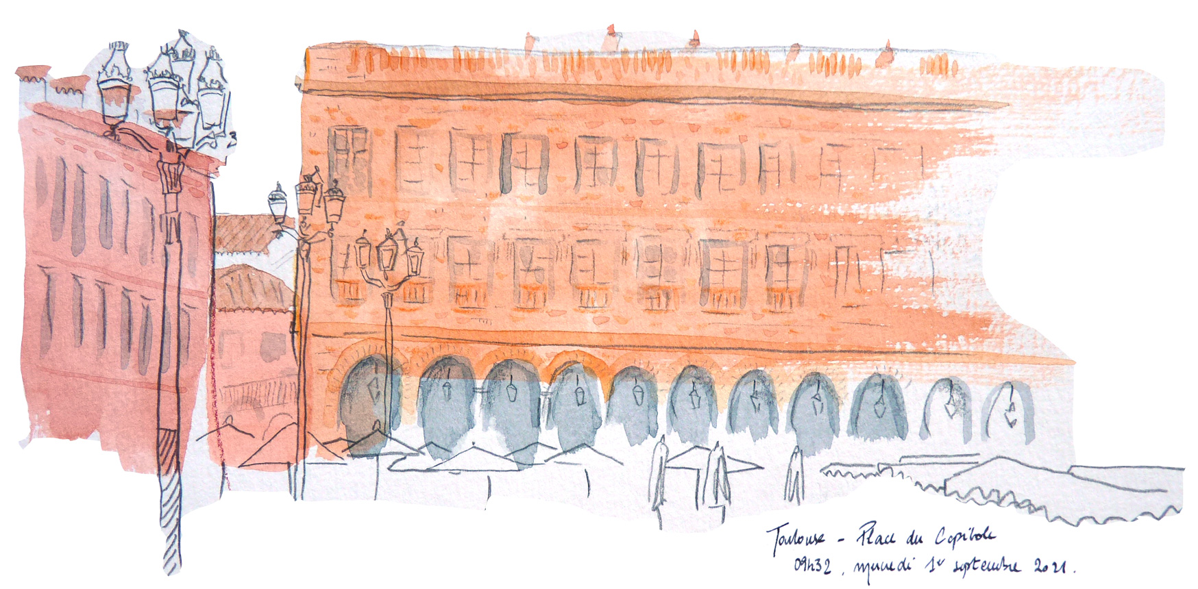 alice  raconte - carnettiste - illustratrice - carnet voyage - toulouse - aquarelle