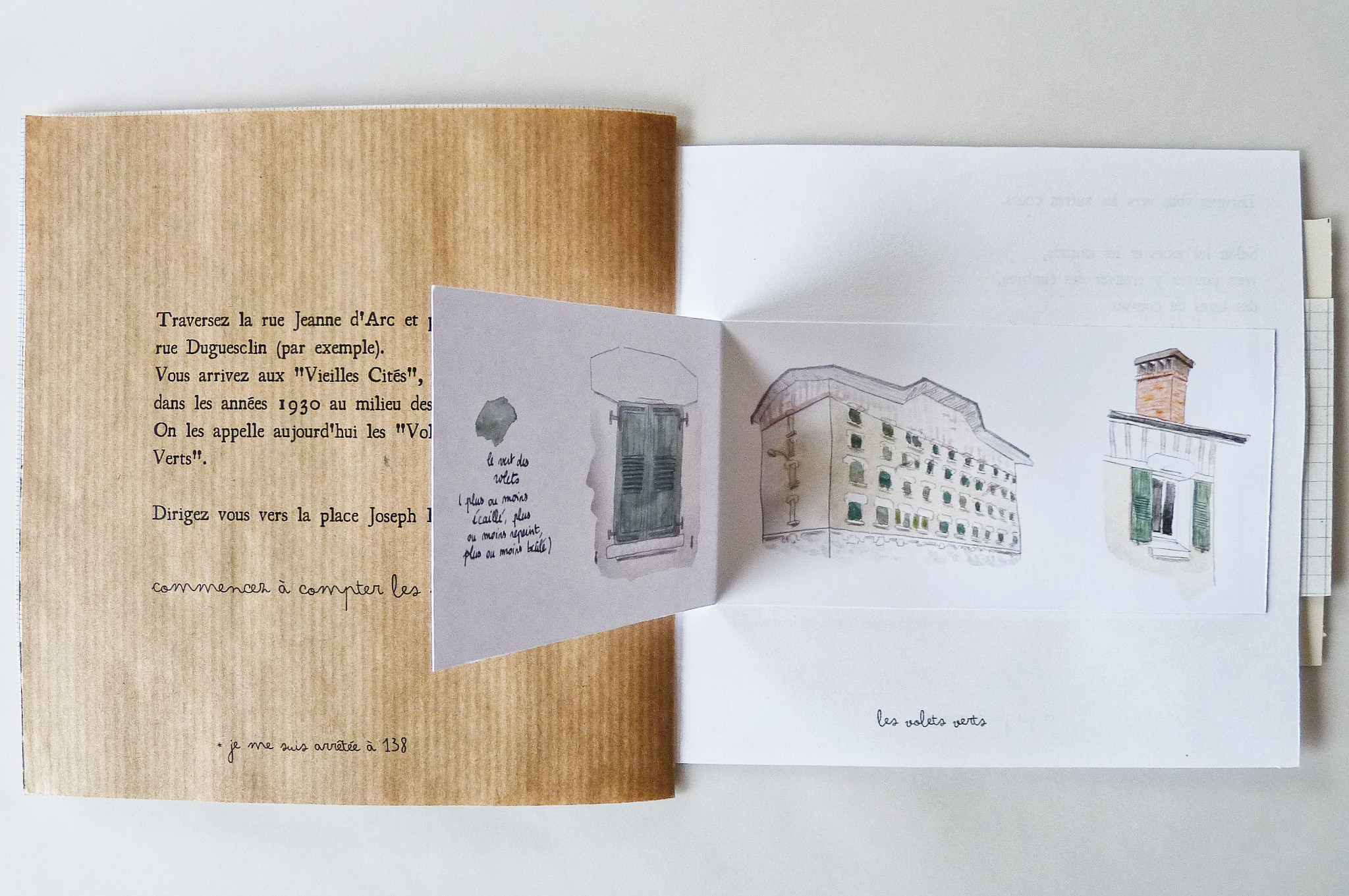 alice raconte - carnettiste - illustratrice - grenoble - bretagne - topozine - abbaye - carte subjective - residence - grand - collectif