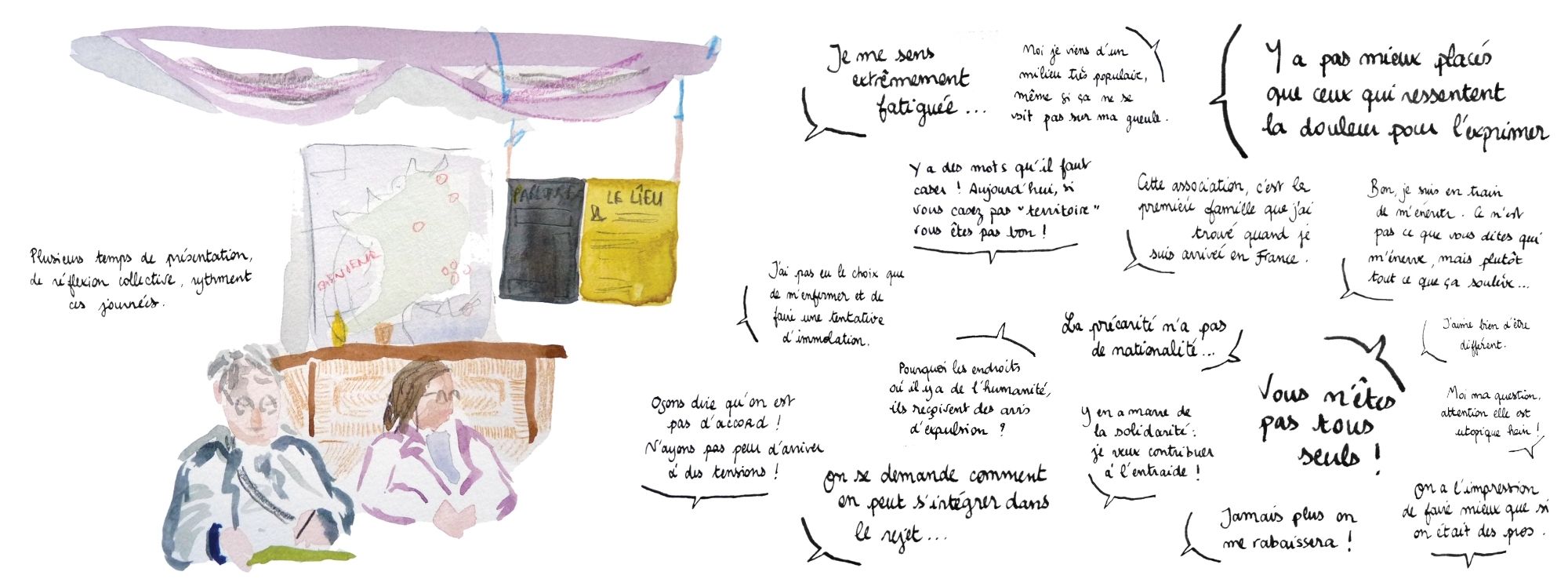 alice raconte - illustratrice - carnettiste - carnet voyage - reportage dessine - grenoble - abbe pierre