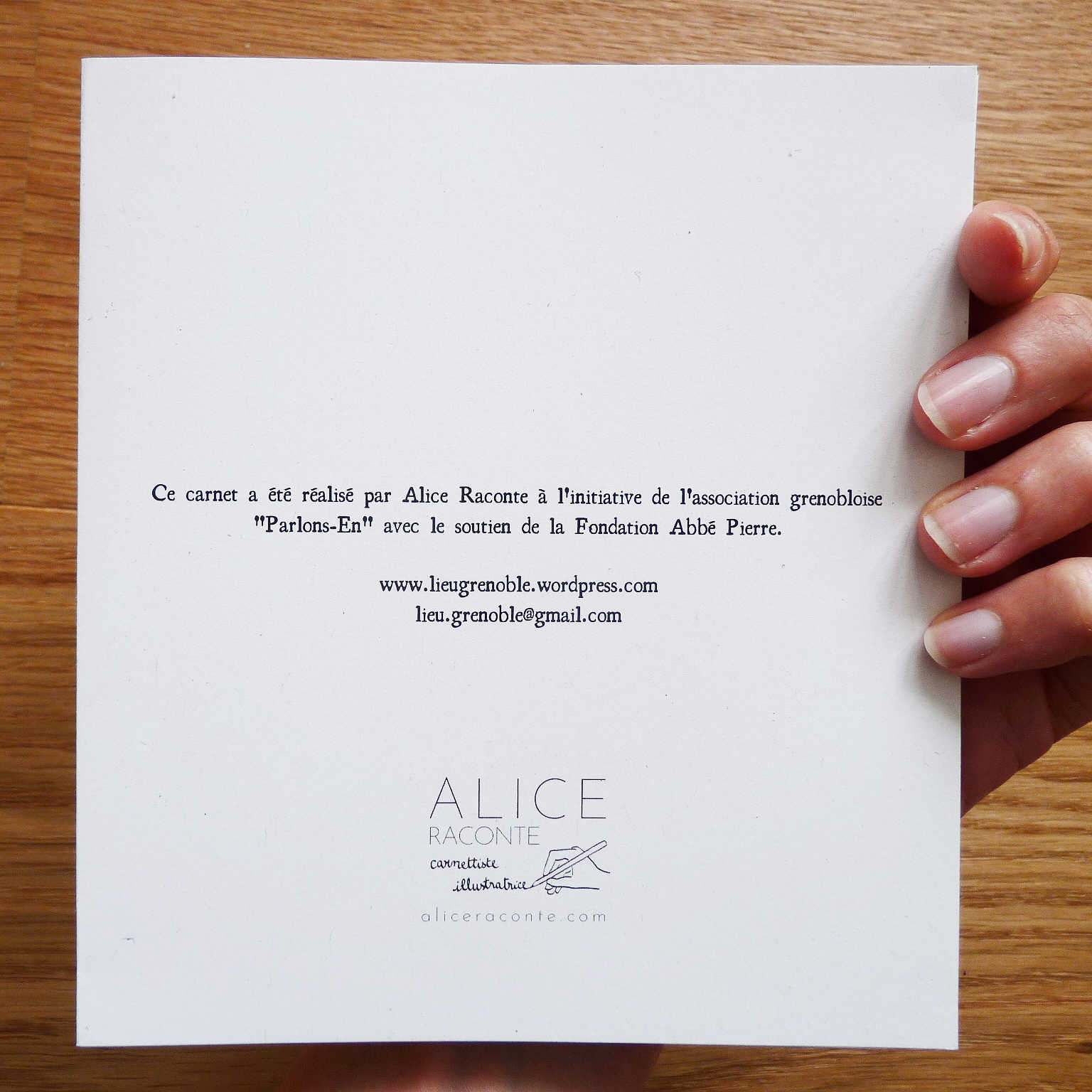 alice raconte - illustratrice - carnettiste - carnet voyage - reportage dessine - grenoble - abbe pierre