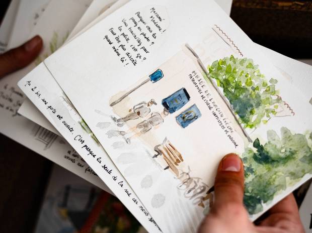 alice raconte - carnettiste - illustratrice - grenoble - bretagne - reportage dessine