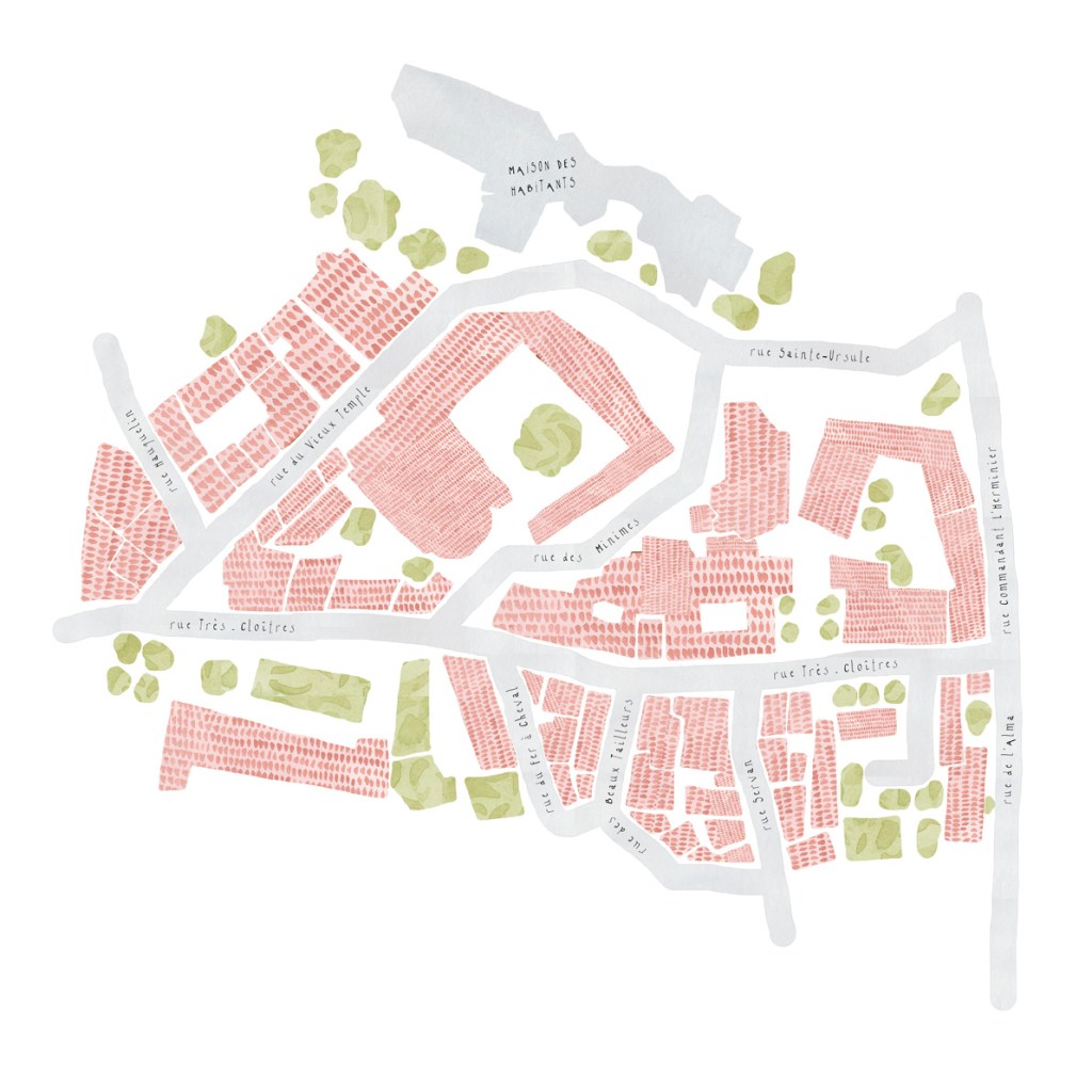 alice raconte - carnettiste - illustratrice - cartographe - carte illustree- grenoble - alma - tres-cloitres -chenoise