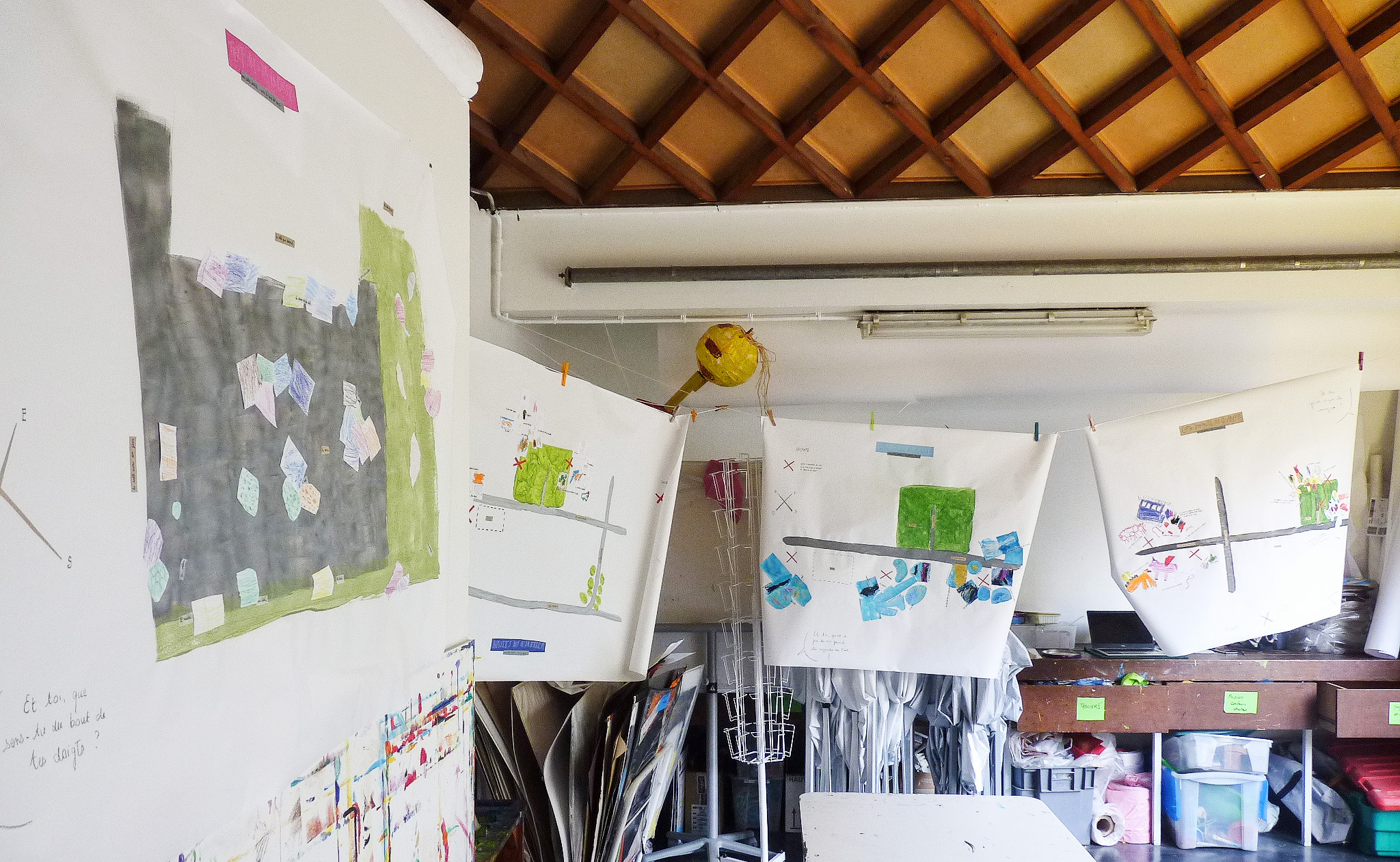 alice raconte - carnettiste - illustratrice - cartographe - carte subjective - grenoble - eaux-claires - mjc - atelier