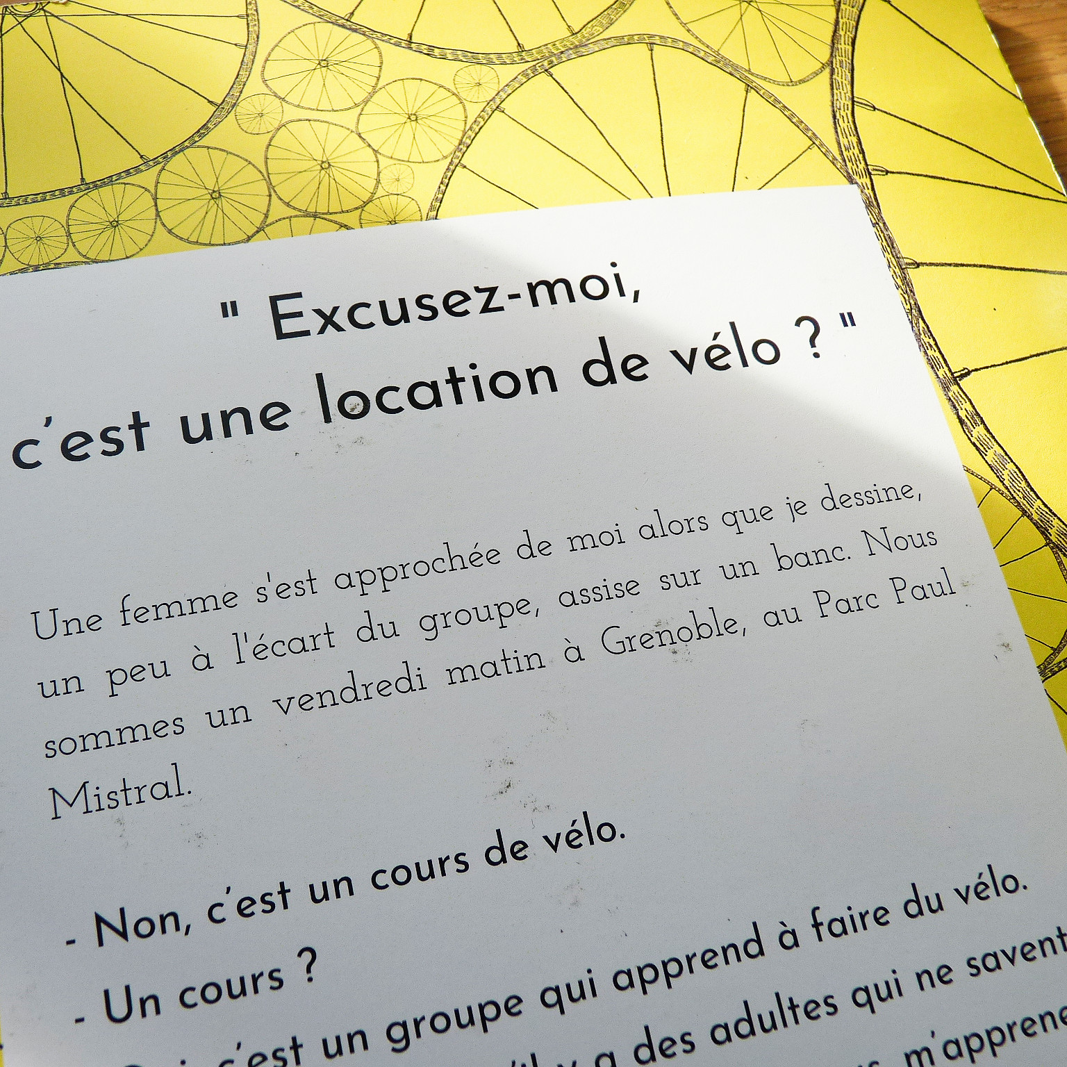 alice raconte - carnettiste - illustratrice - grenoble - bretagne - reportage dessine - velo - roues libres 