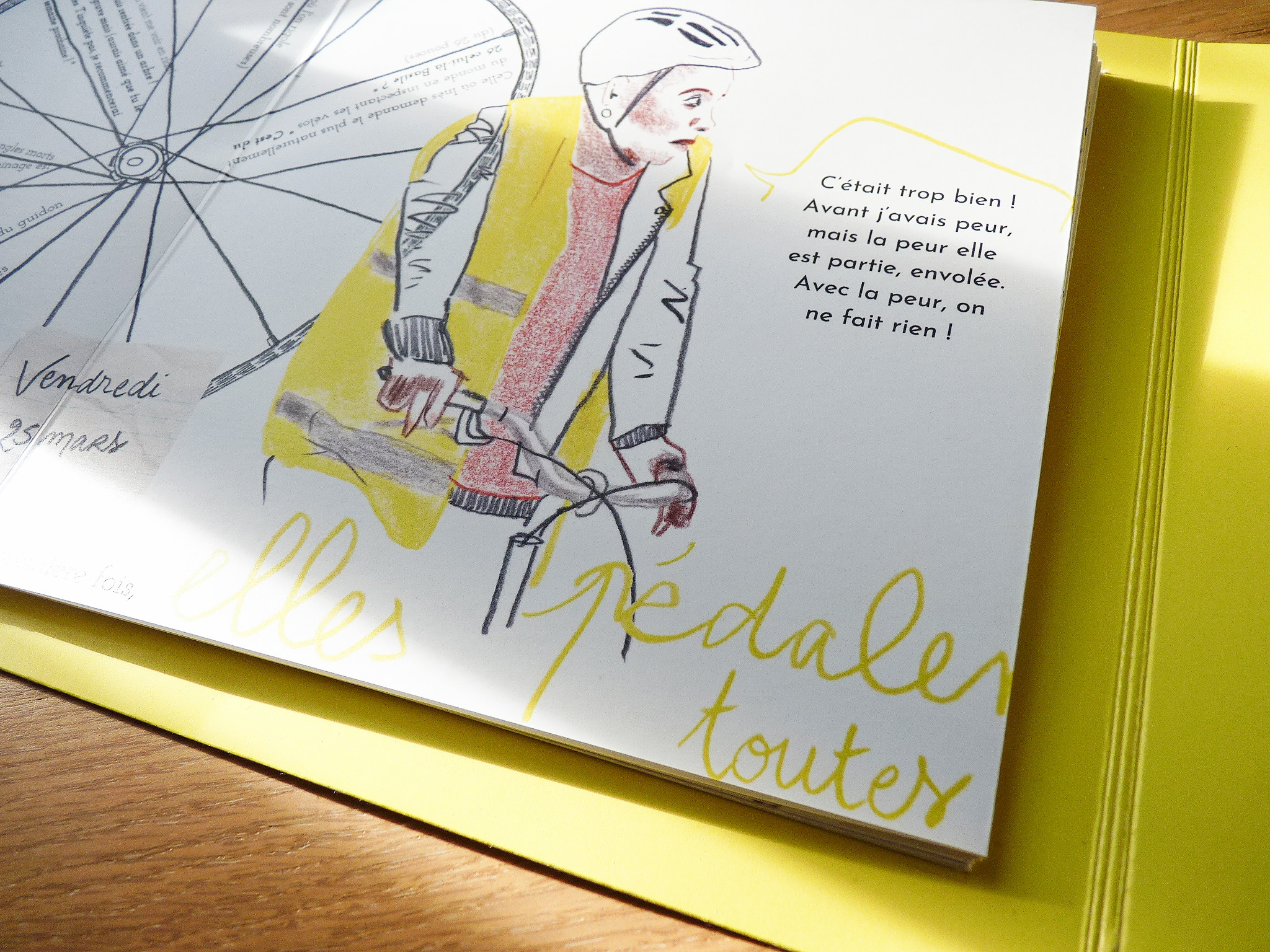 alice raconte - carnettiste - illustratrice - grenoble - bretagne - reportage dessine - velo - roues libres 