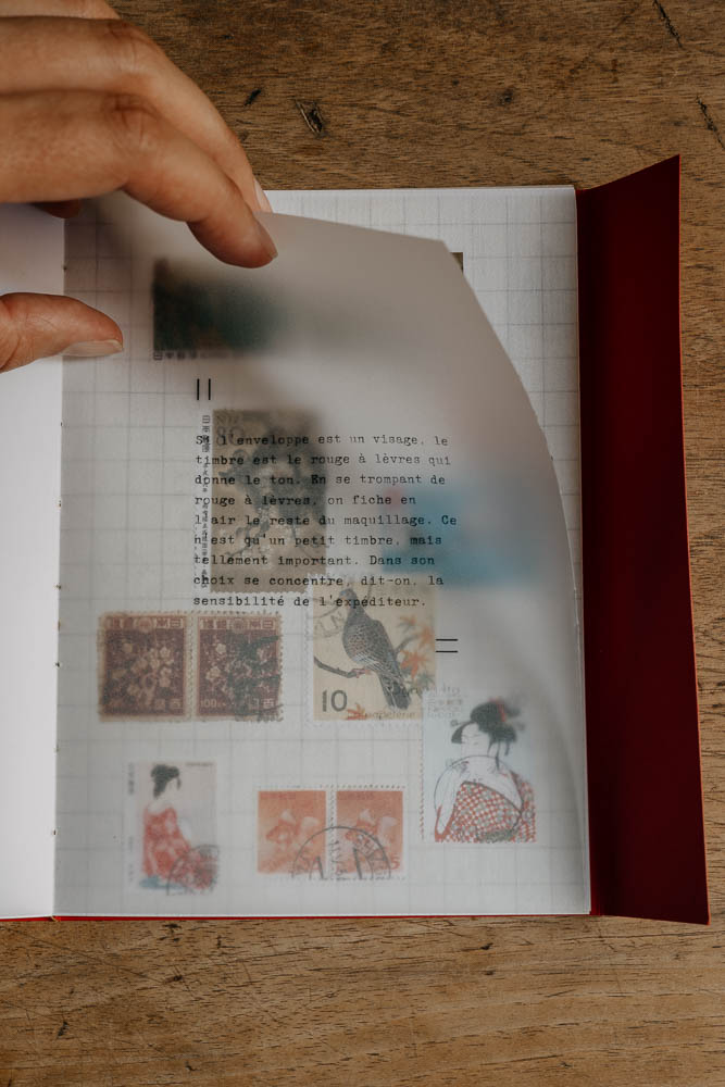 carnet - voyage - japon - alice raconte - carnettiste - illustratrice - memoire poetique - papeterie tsubaki - ogawa ito - timbres