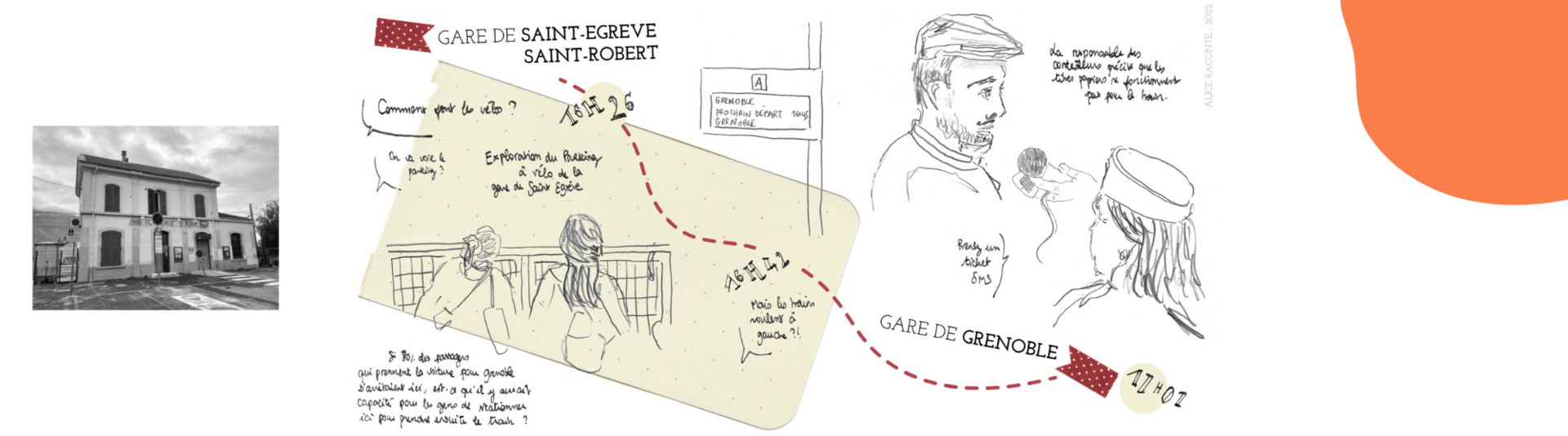 alice raconte - carnettiste - illustratrice - grenoble - conseil de developpement - c2d - metropole - marches sensibles - rer metropolitain