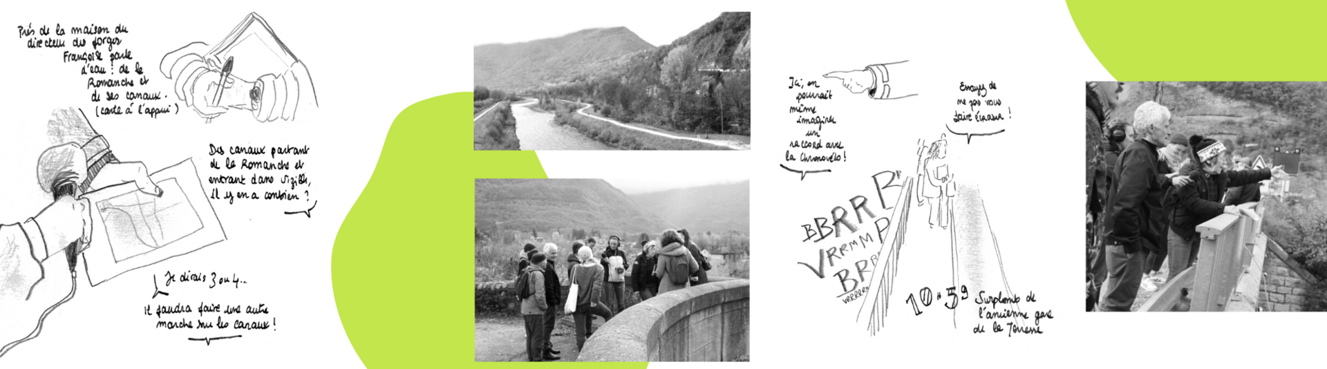 alice raconte - carnettiste - illustratrice - grenoble - conseil de developpement - c2d - metropole - marches sensibles - tram - vizille